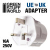 Mains Plug Adapter/Converter - EU to UK