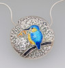 Learn how to make this yourself, join Joy's enamelling on silver class 