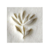Flower with Leaves in Clay