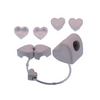 Bead Builder Mould Set - Heart in clay