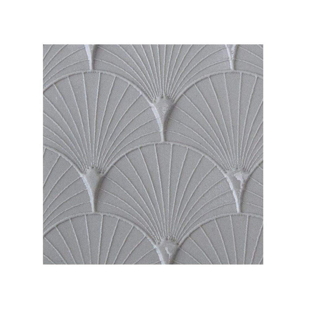 Texture Tile - Fan-Tastic Embossed | Texture Tiles | Metal Clay Ltd