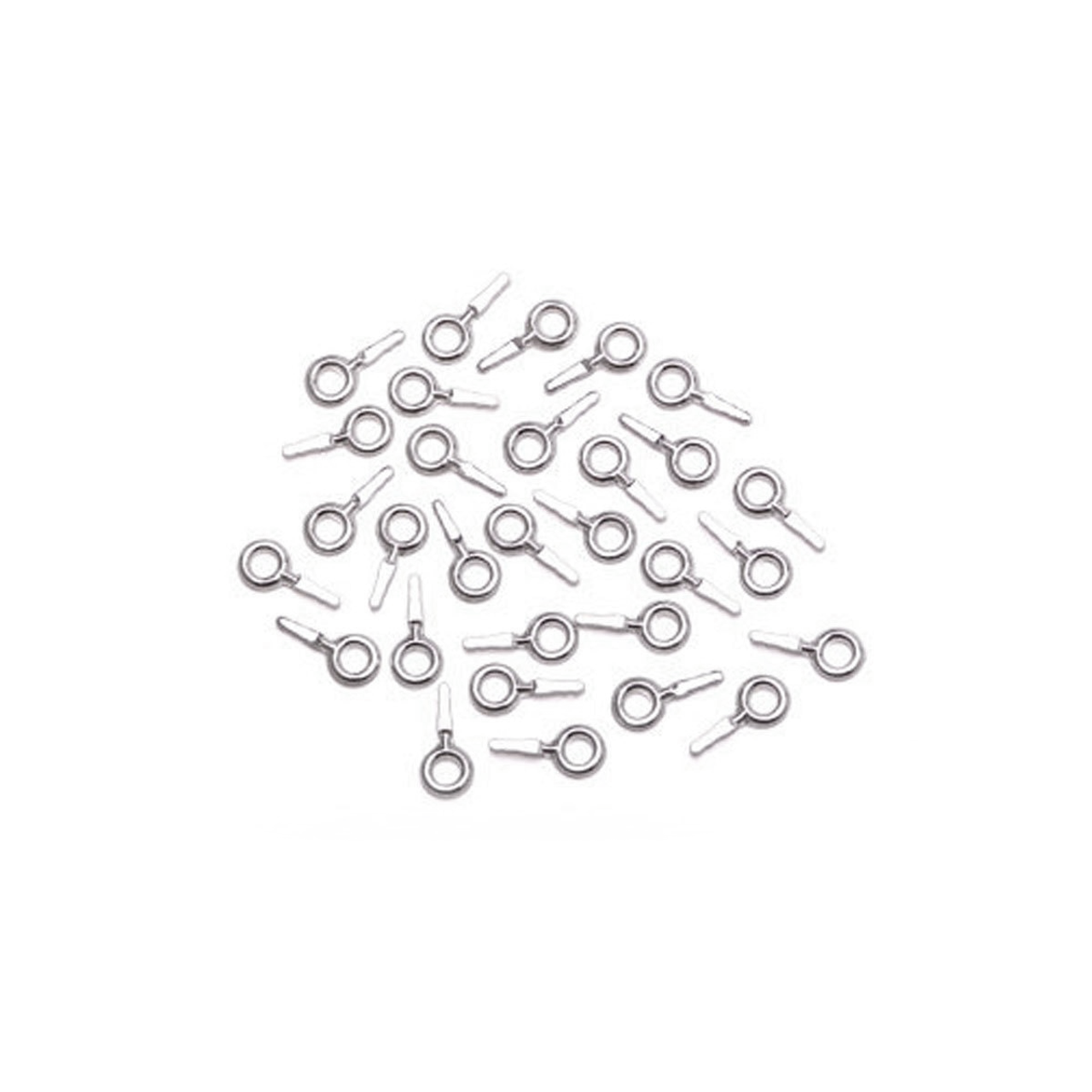 Embeddable Eyelet/Jump Ring - Fine Silver - 3mm - Pack of 30