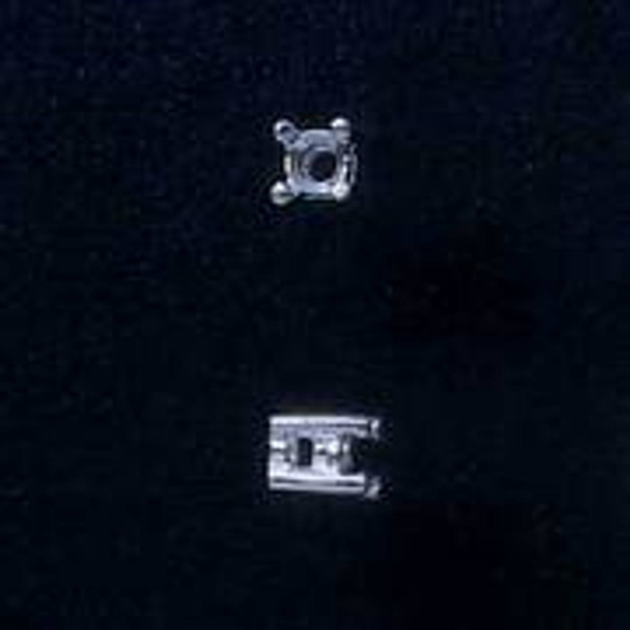 Fine Silver Prong Setting - Round - 2mm