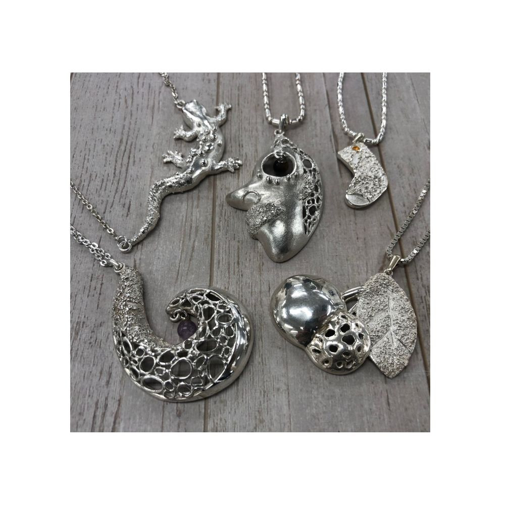 Metal Clay Jewellery make with fine Silver Frit Flakes - Medium - 5gm - 102-H-002