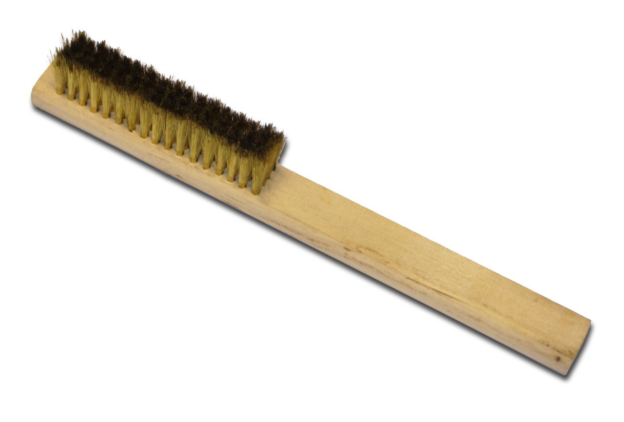 STAHLWERK Brass Wire Brush 250 mm 9.8 Brass Brush with Crimped