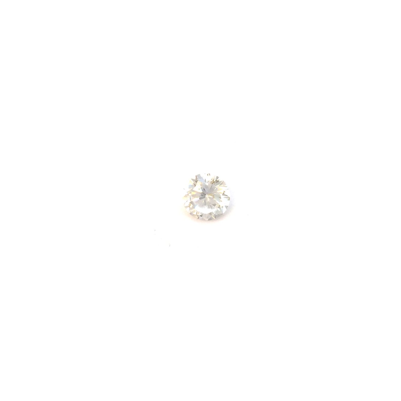 Lab Created Gemstone - White Round