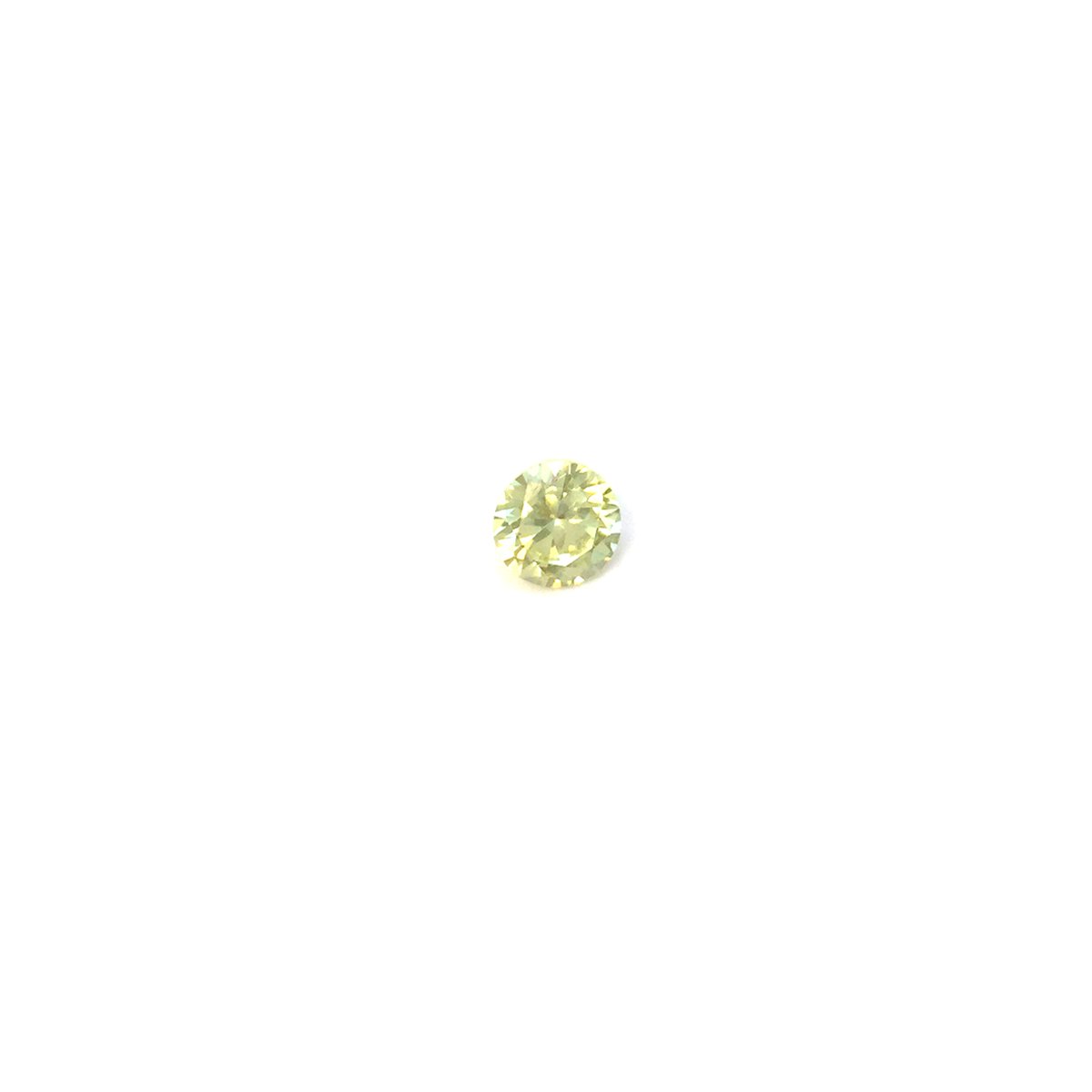 Lab Created Gemstone - Light Yellow Round