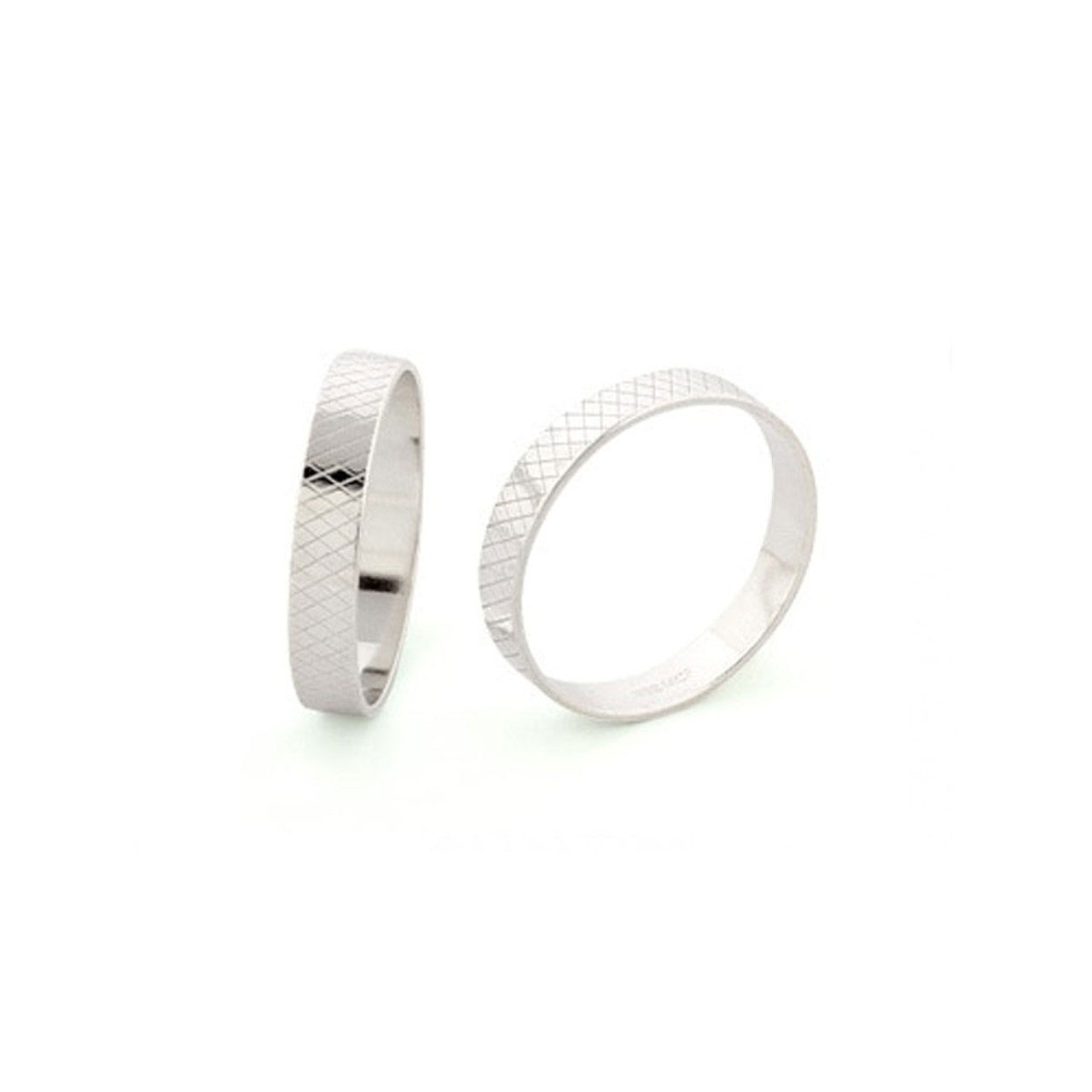 Ring Liner Band 4mm Wide - Fine Silver - UK Size X