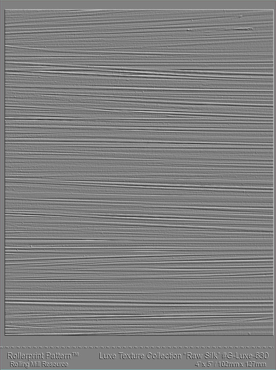 RMR Laser Texture Paper - Luxe Raw Silk - 102 x 127mm