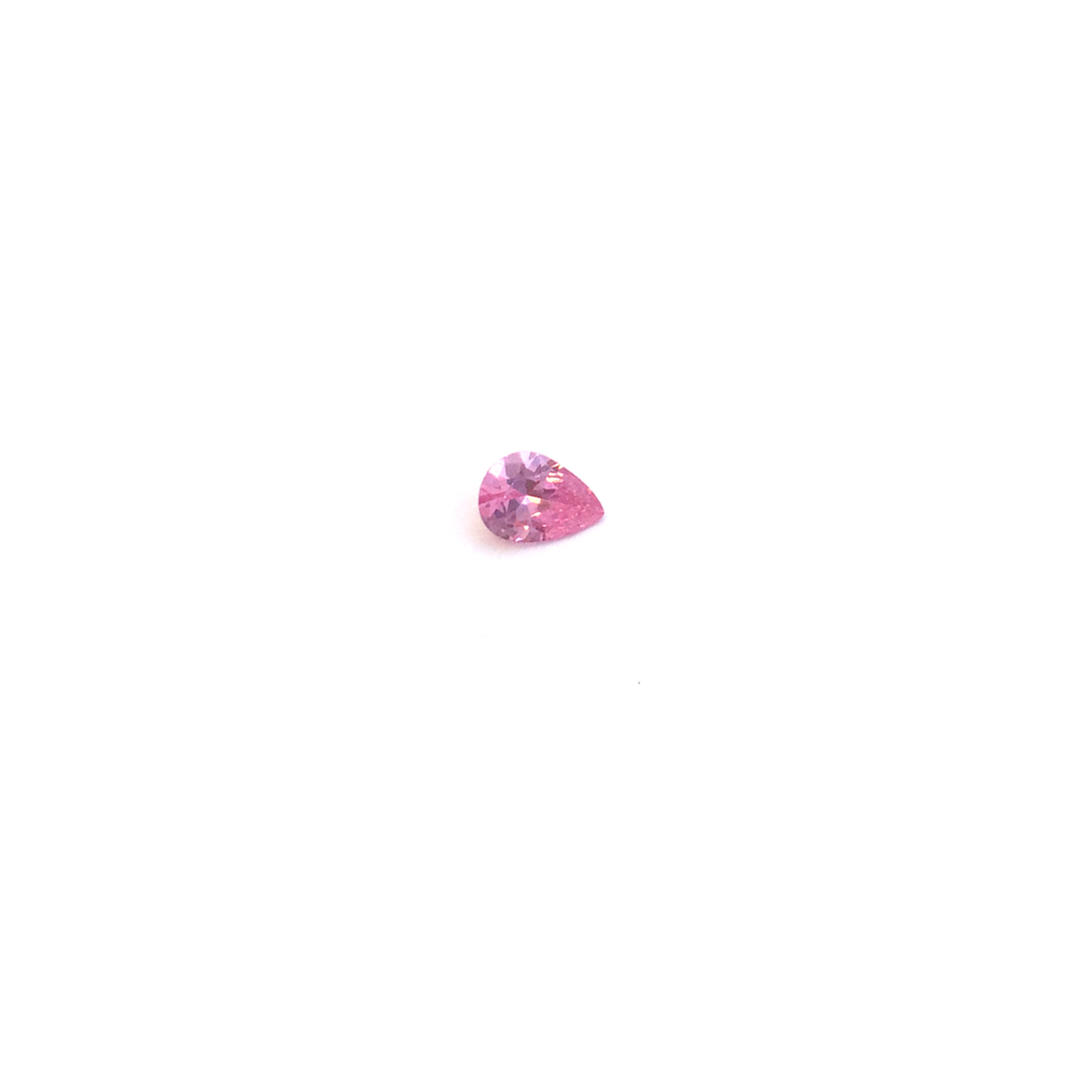 Lab Created Gemstone - Pink Pear