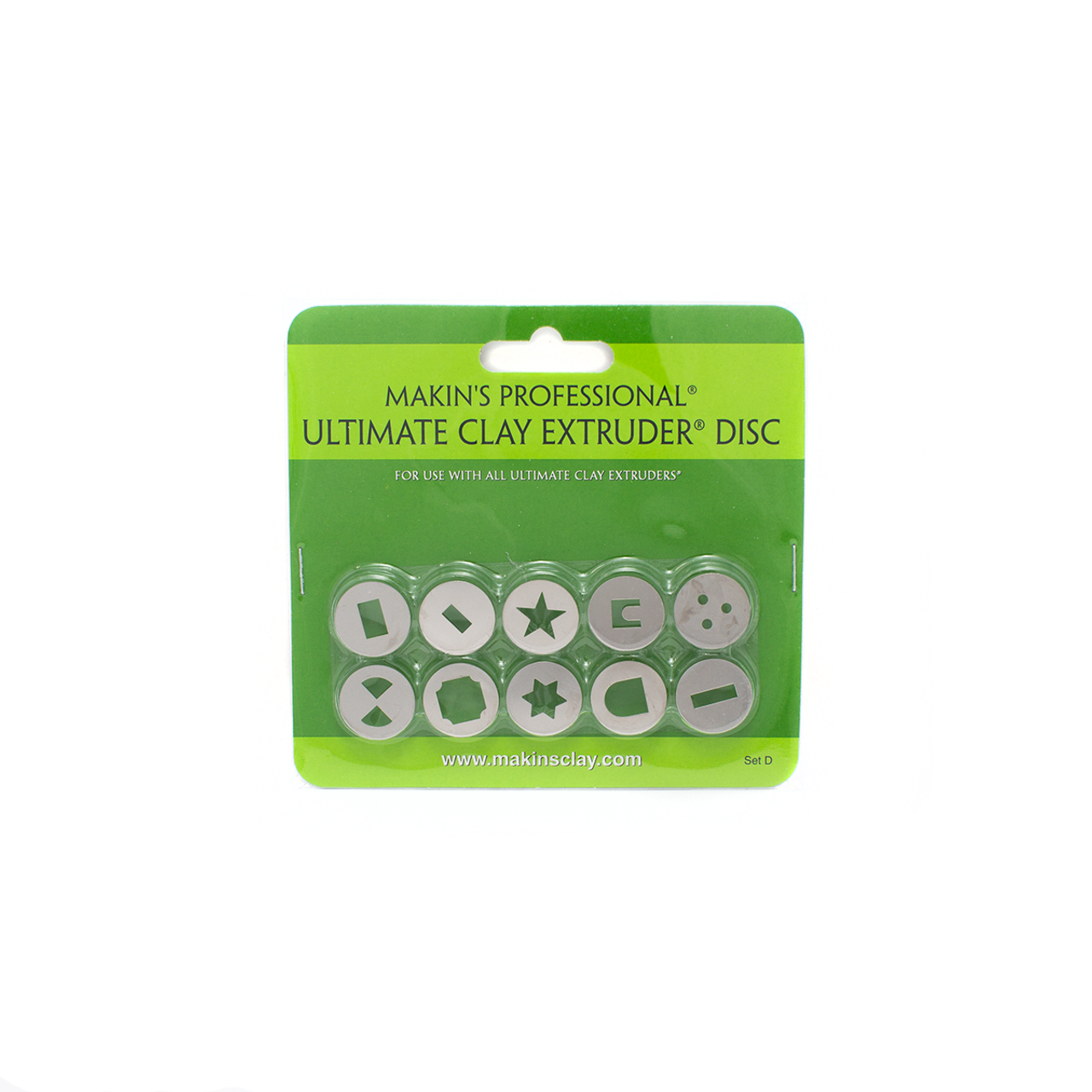 Makin's Ultimate Clay Extruder Discs - Set D