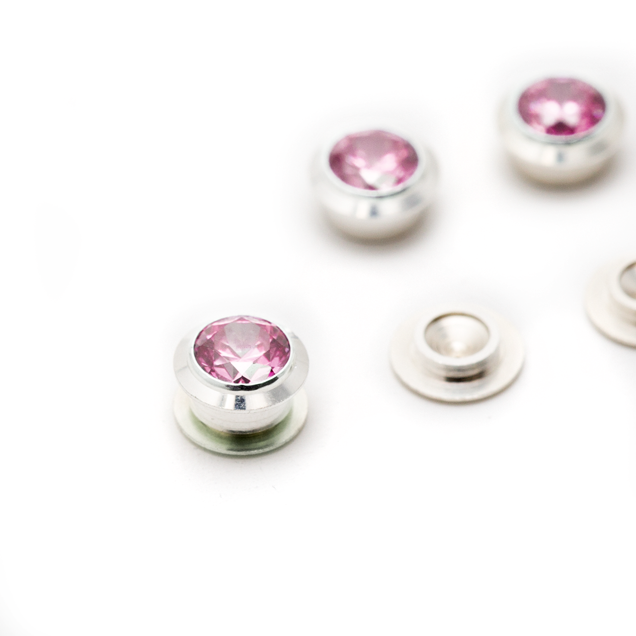 4mm Pink Cubic Zirconia Gemstones