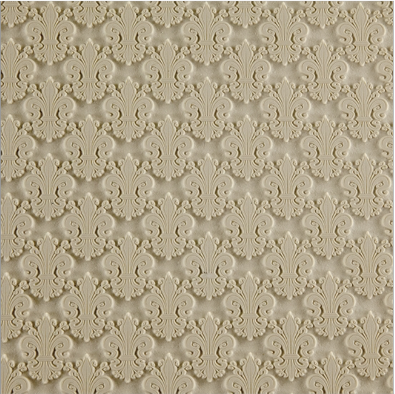 Easy Release Texture Tile - Bold Fleur De Lis