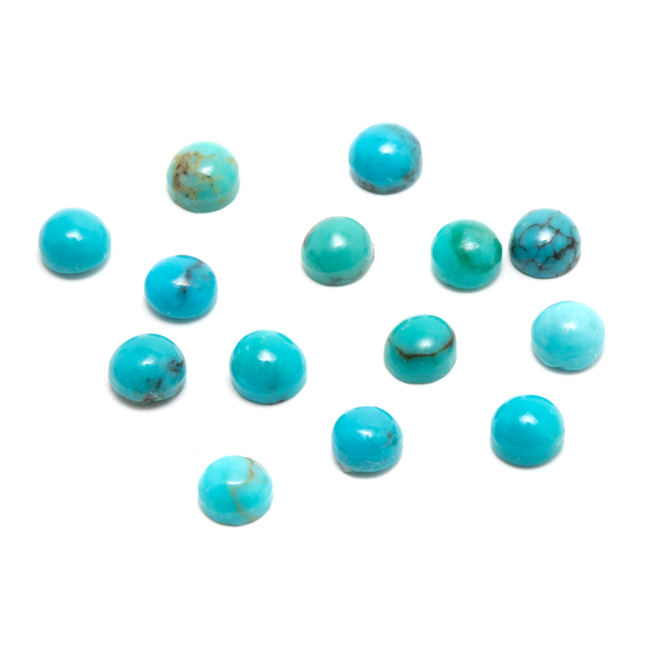 Round Cabochon - Chinese Turquoise - 3mm