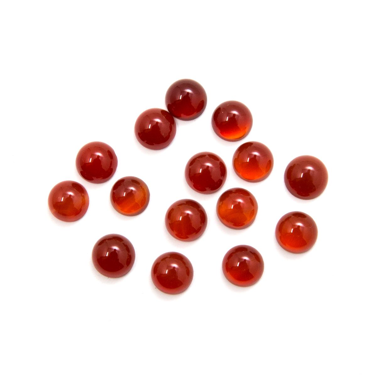 Round Cabochon - Carnelian - 8mm