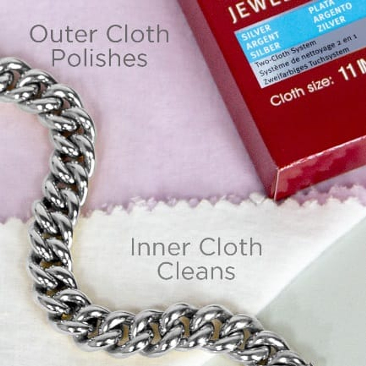 Connoisseurs Silver Jewellery Polishing Cloth Polishing And Cleaning