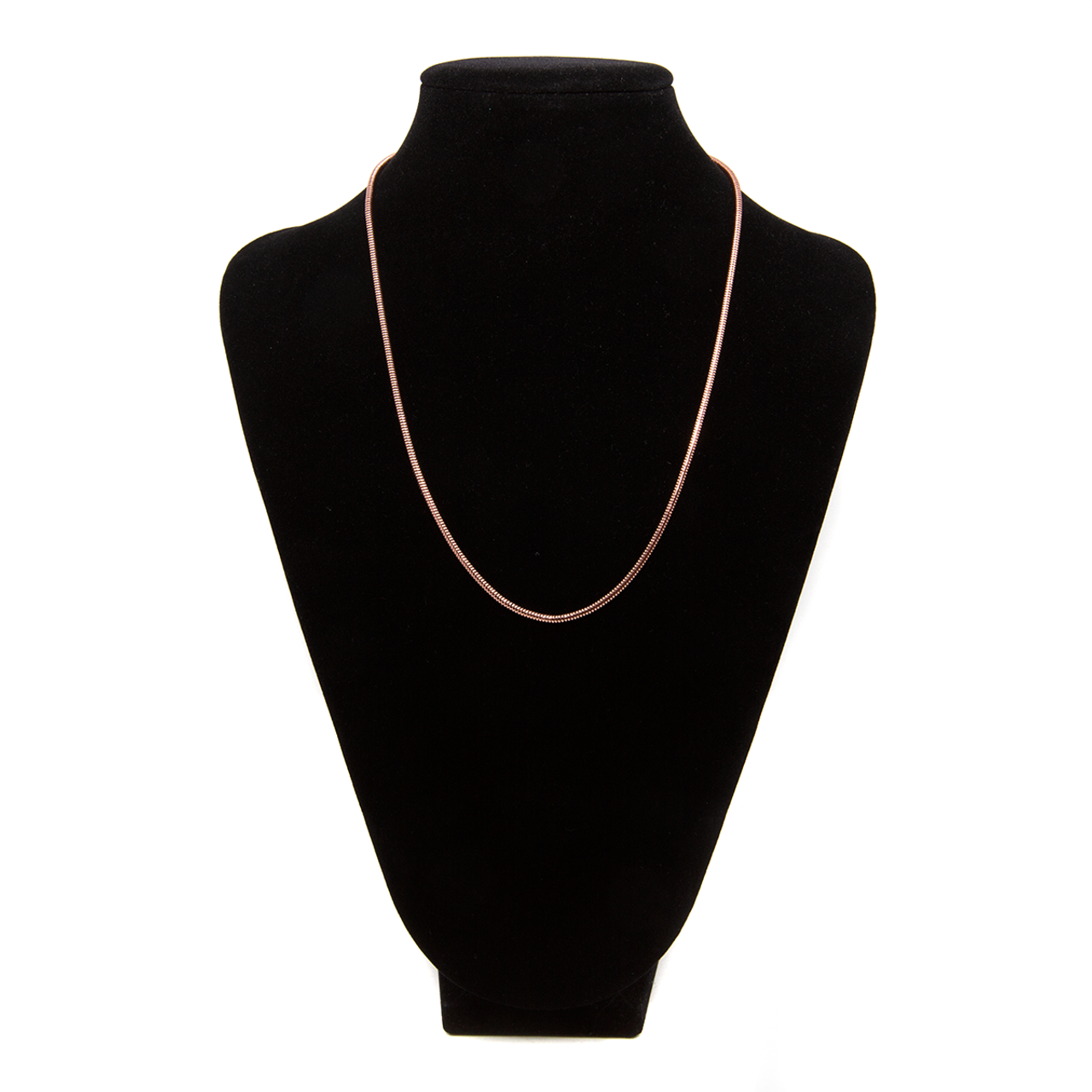 Thin copper oval cable necklace chain 1.7mm