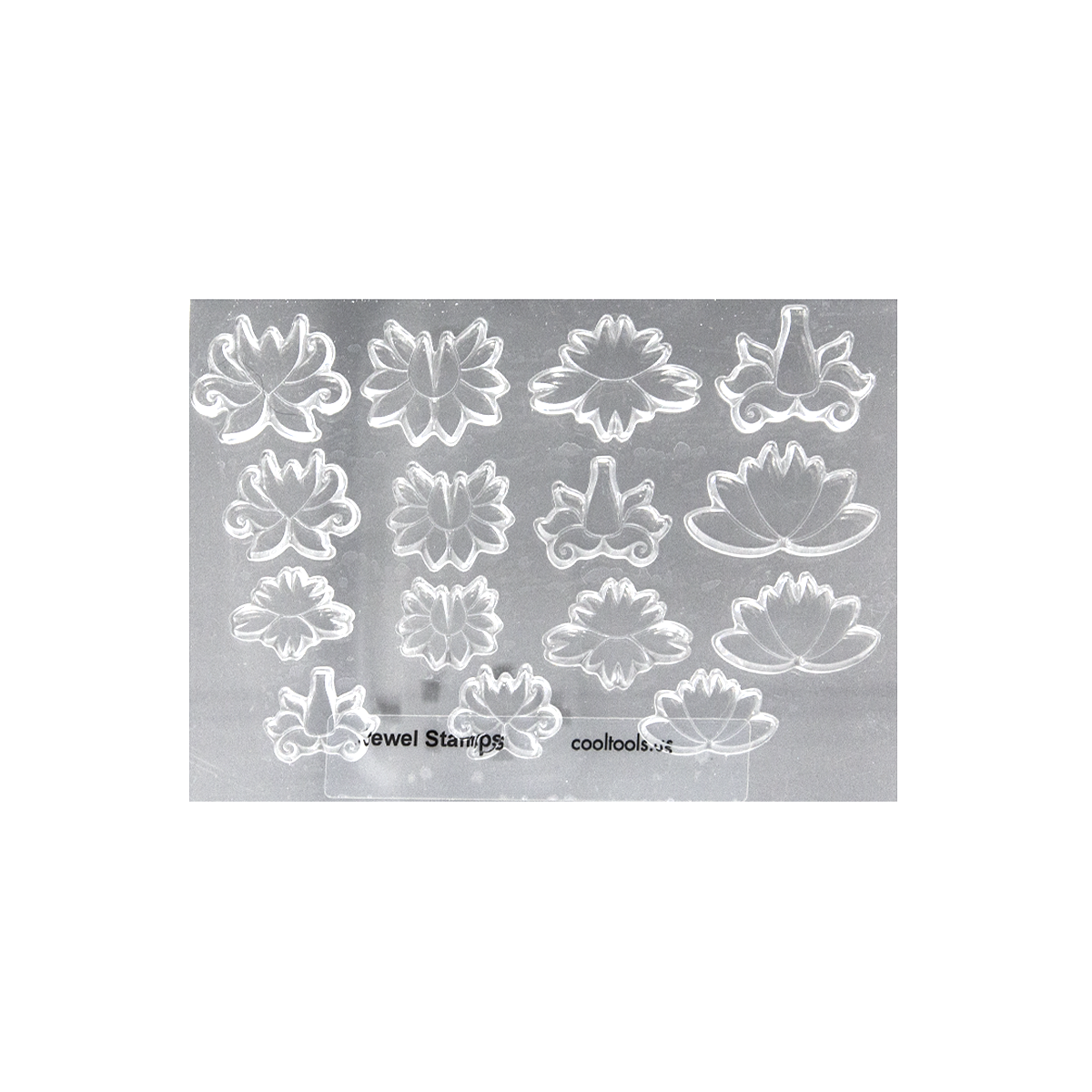 Jewel Stamps Water Lillies 1 Stamps Metal Clay Ltd