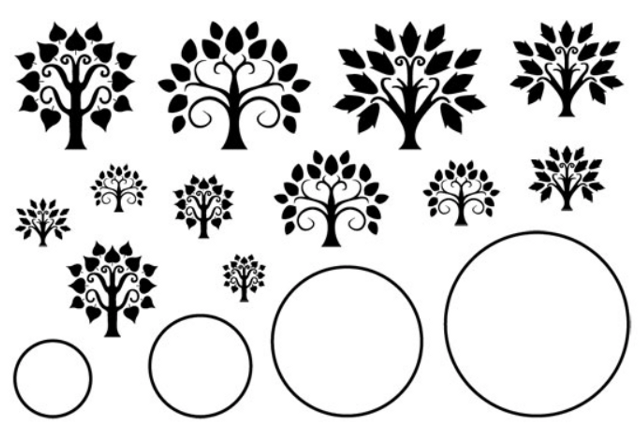 Tree of Life - Circle stamps by Cool Tools