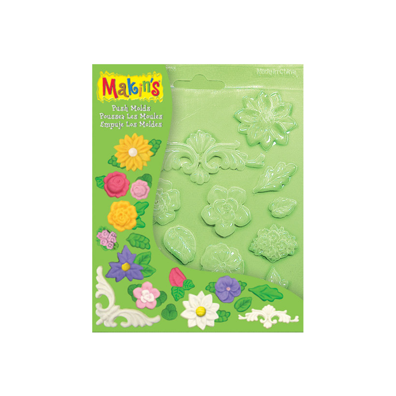 Makins Push Mold - Floral