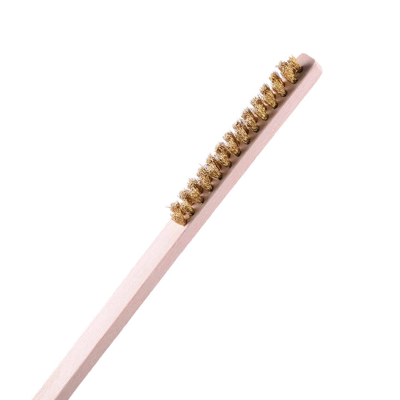 STAHLWERK Brass Wire Brush 250 mm 9.8 Brass Brush with Crimped