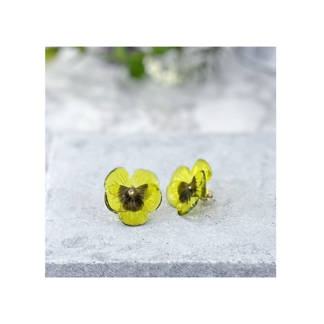 Pansy Earrings