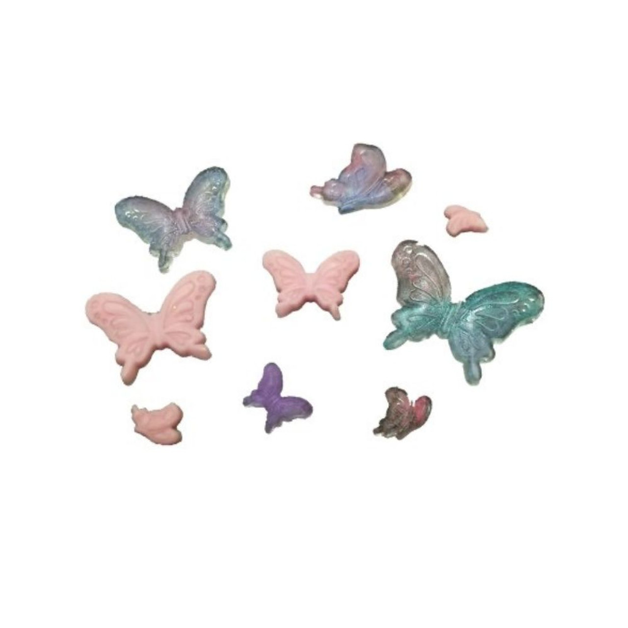 Butterflies made from the mould