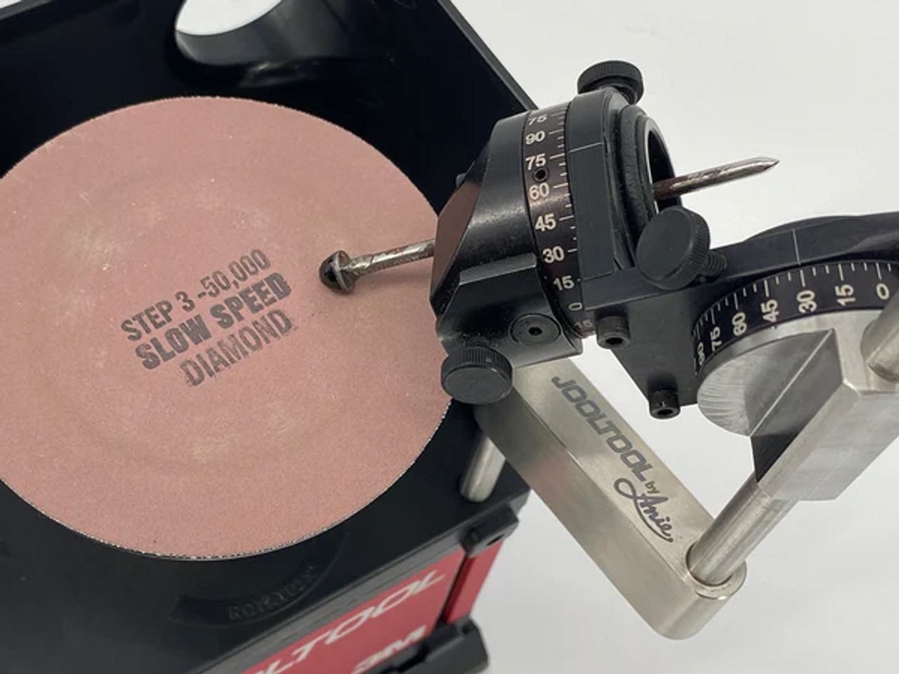 GRS Faceting and Sharpening Dual Angle Head with JoolTool Flat Disc