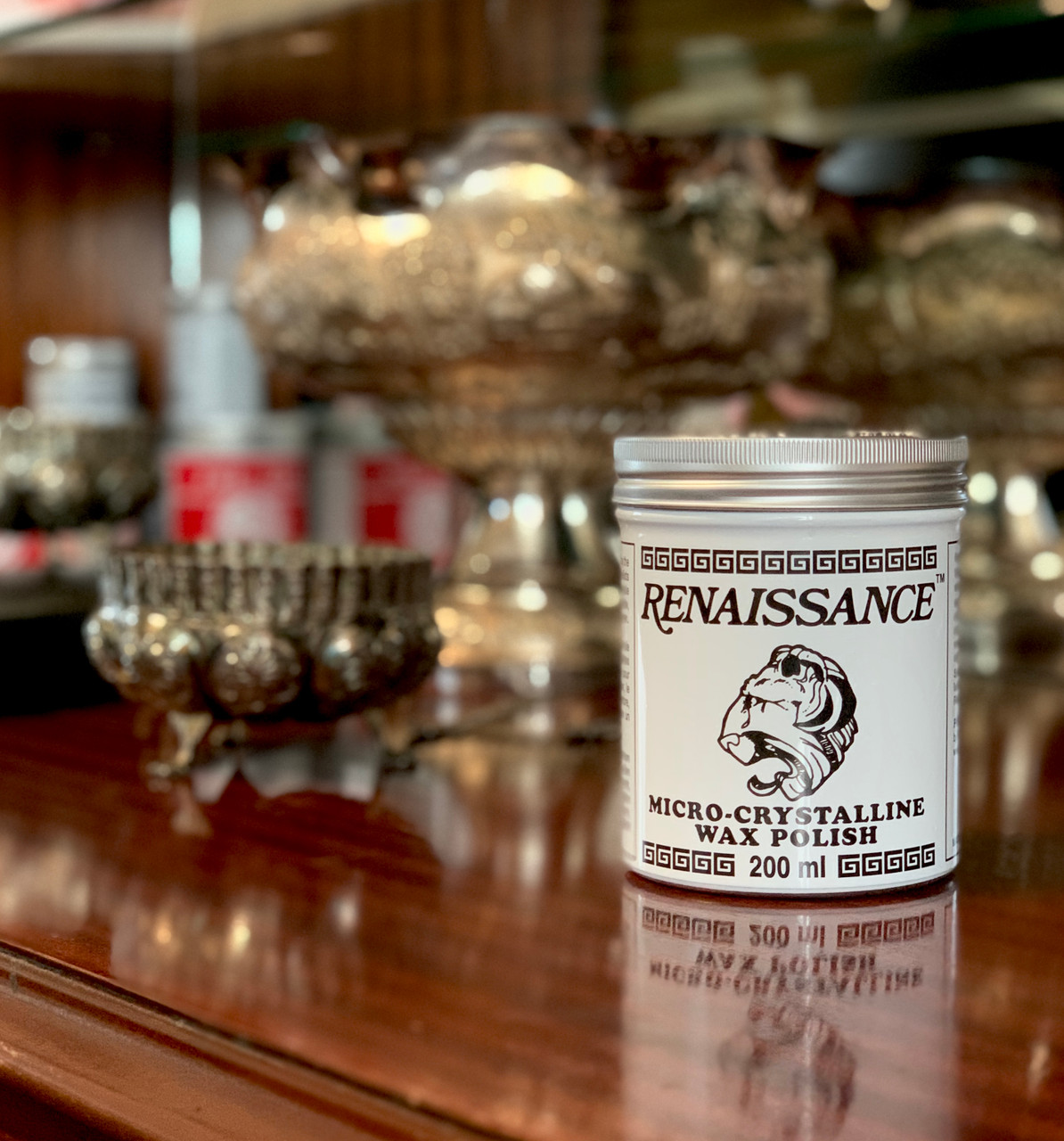 protect metals such as silver, brass and copper from tarnishing with Renaissance Wax