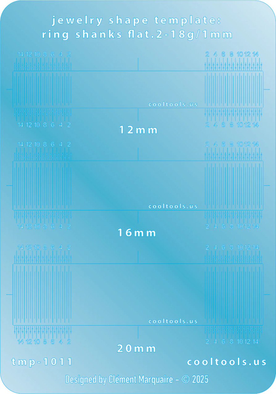 Ring Shank Template - Flat