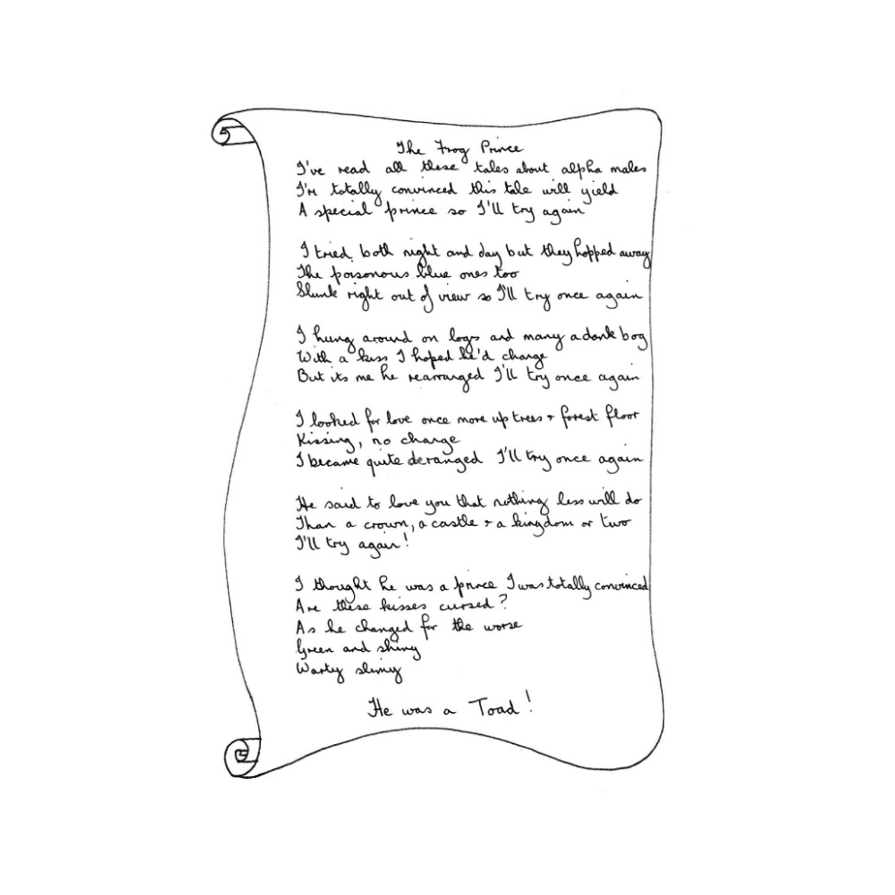 Texture - Carol Douglas - Frog Prince - Poem Insert