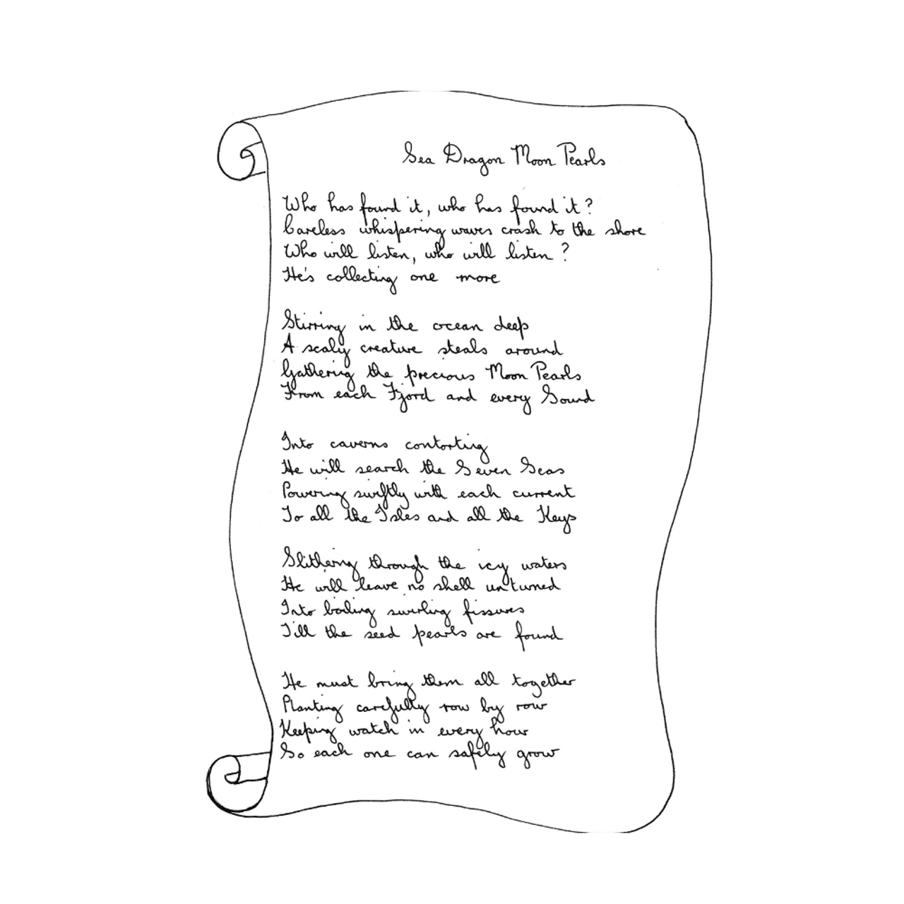 Texture - Carol Douglas - Sea Dragon - Poem Insert