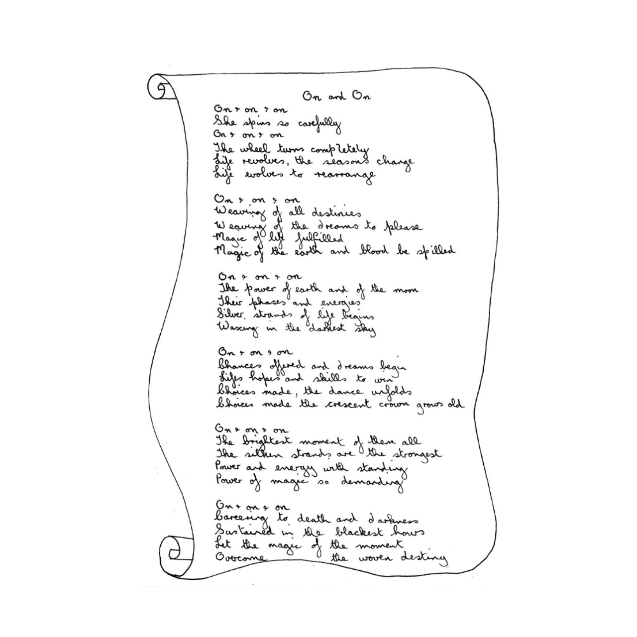 Texture - Carol Douglas - To Infinity - Poem Insert