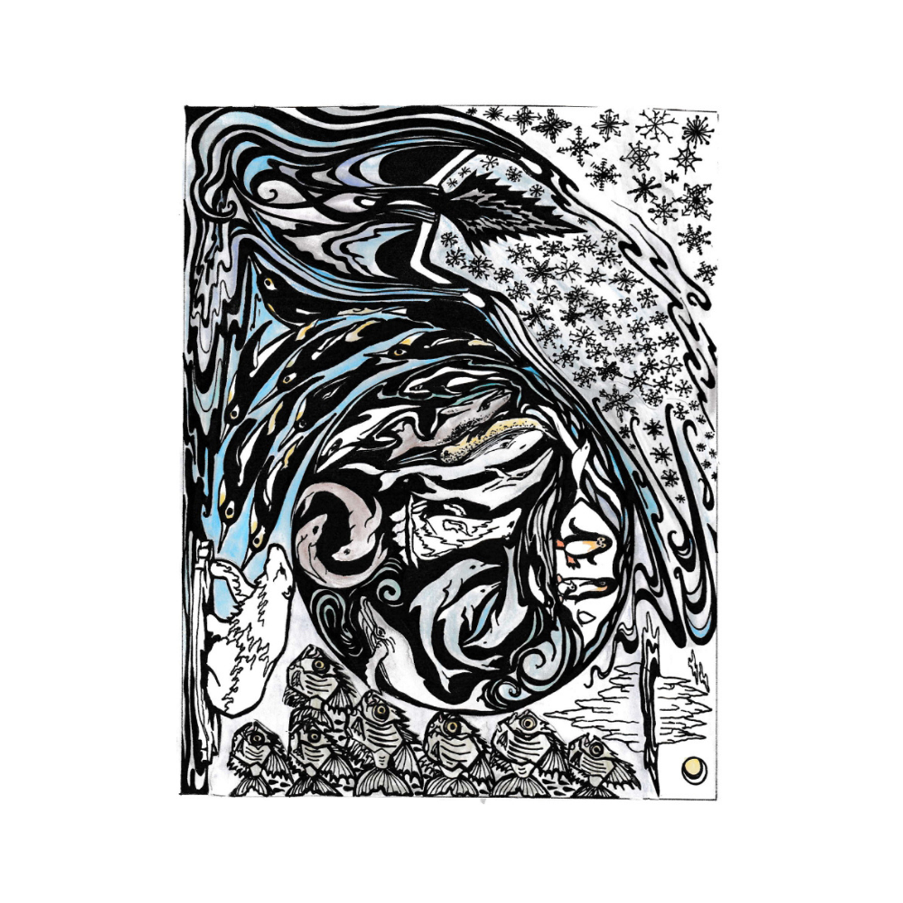 Texture - Carol Douglas - Snow Queen - Close-up