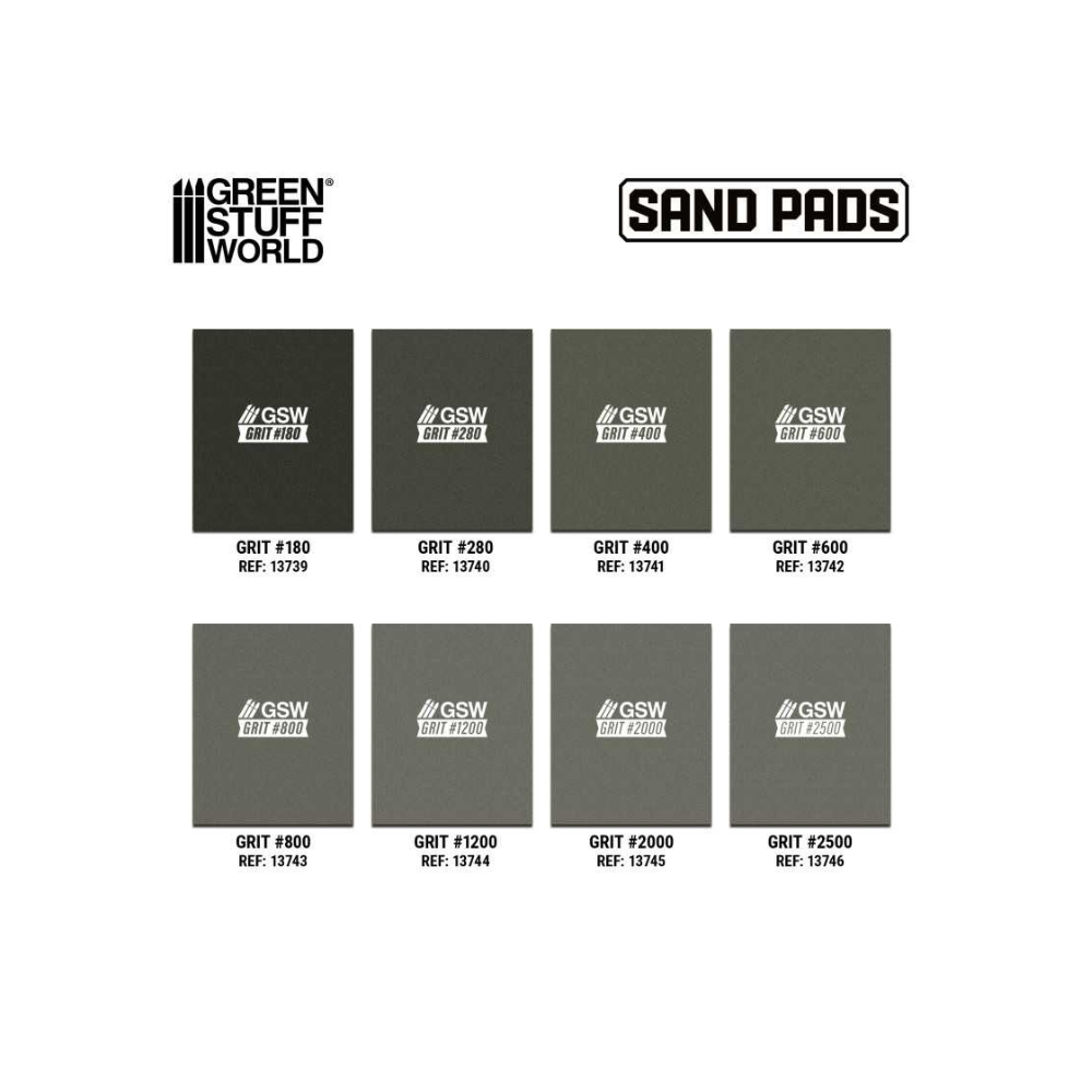 Rigid Sanding Pads - Choose your Grit