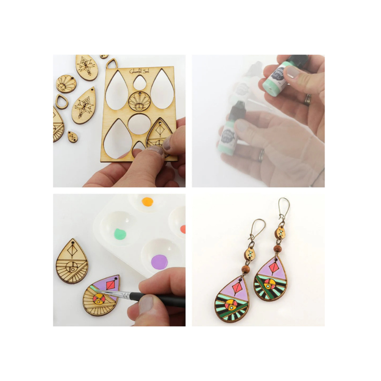Colourful Soul by Vintaj - Jewellery Pop Outs - How to use