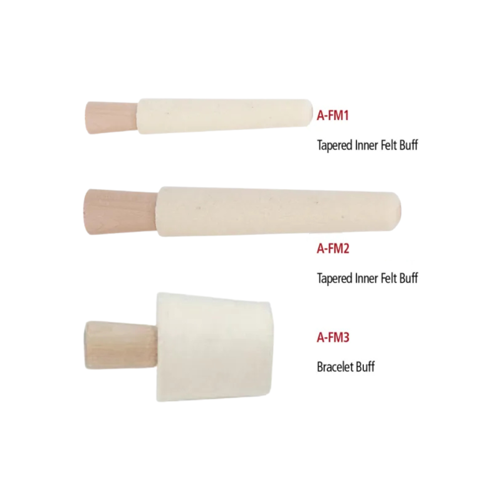 Foredom Mounted Felt Buffs