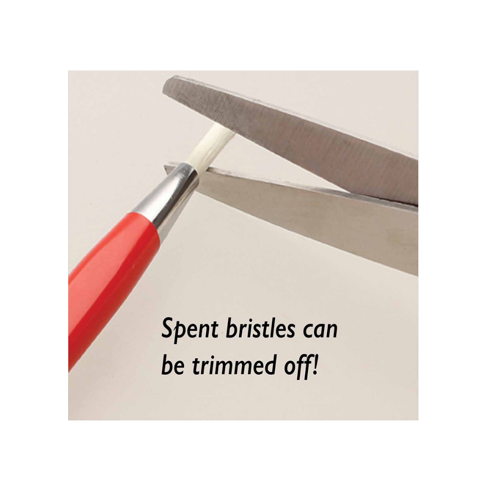 Fibreglass Scratch Brush Set of 4