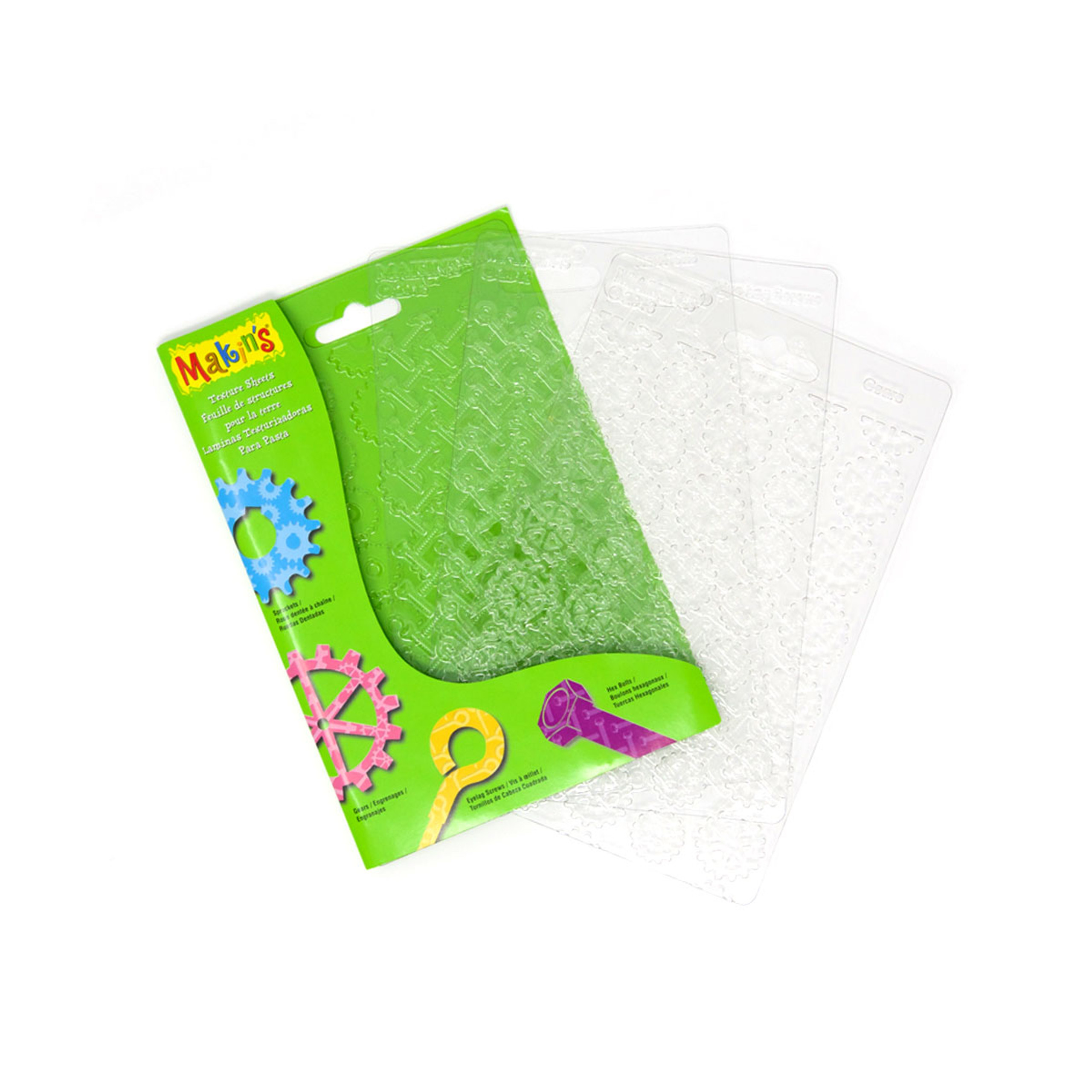 Makin's Clay Texture Sheets Set F Metal Clay Ltd