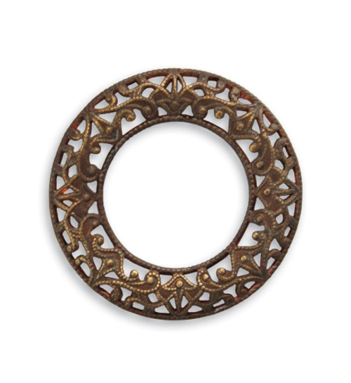 Scrolled Filigree Ring -  28mm