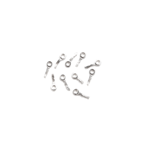 Fine Silver Eyelet/Jump Ring - Small - Pack of 10 - 102-K-0038A