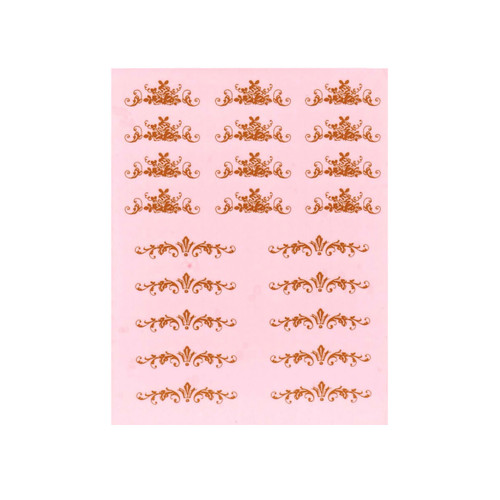 Gold Decals - Pattern D - 102-I139D