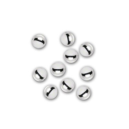 Sterling Silver Round Beads - 5mm - Pack of 10