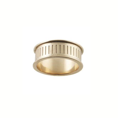 Ring Core 8mm wide - Channel - Bronze  - UK Size P