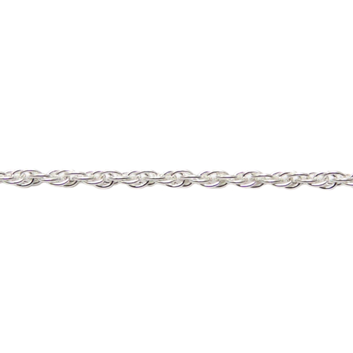 Finished French Rope Chain - Sterling Silver - 50cm