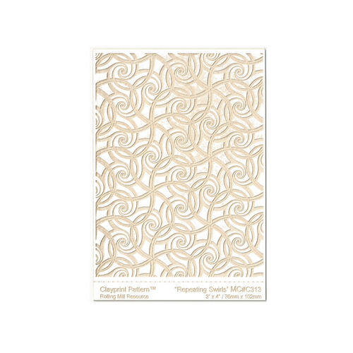 RMR Laser Texture Paper - Repeating Swirls - 76 x 102mm