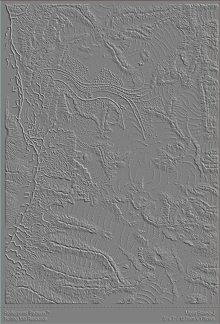 RMR Laser Texture Paper - Mont Blanc - 127 x 178mm