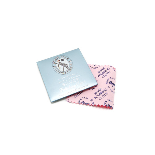 Anti-Tarnish Silver Polishing Cloth - Mini Wallet Size (7 x 14cm) - TownTalk 124-TT055