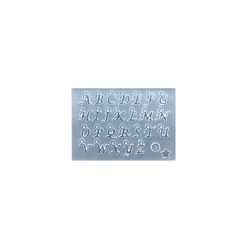Silicone Alphabet Mould - Cursive