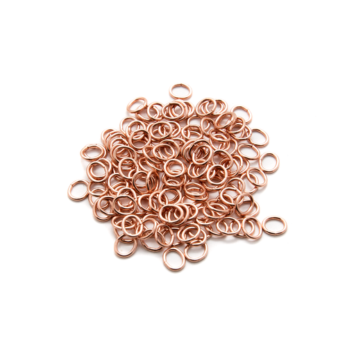 Oval Copper Jumprings 5x4mm